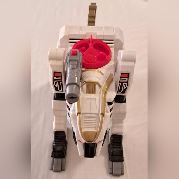 Imaginext Might Morphin Power Rangers White Ranger Tiger Zord - Picture 3 of 7